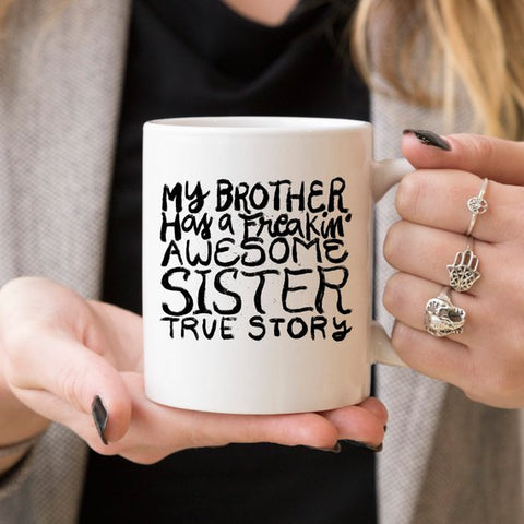 Funny Brother Mug, Funny Brother Gift, Sibling