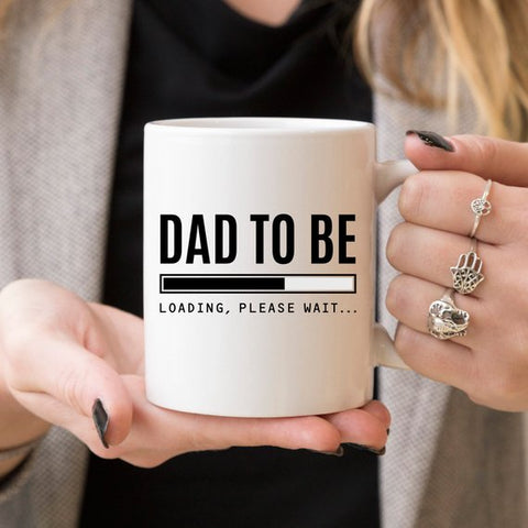 Image of Baby Announcement Mug, Future Dad Gift, Dad To Be