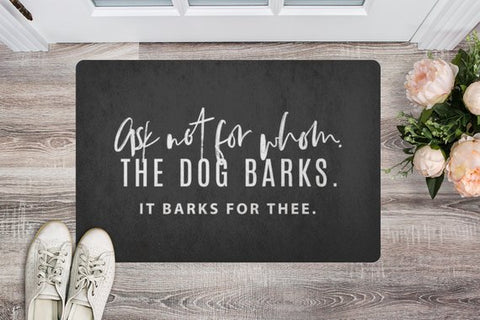 Image of Welcome Door Mat for Dog Lovers a Nice Housewarming Gift