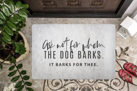 Image of Door Mat for All Dog Lovers  Great Gift