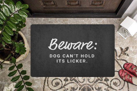 Welcome Door Mat Housewarming Gift for Dog Lovers