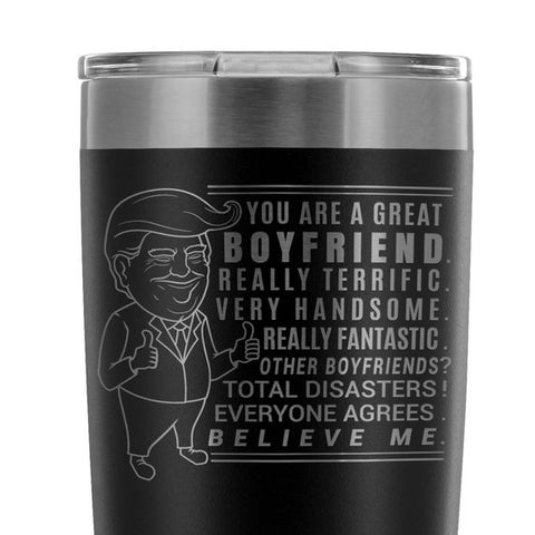 Trump Tumbler Boyfriend Gifts for Men Anniversary