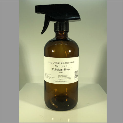 Colloidal Silver 16 OZ Bottle w. Trigger Sprayer