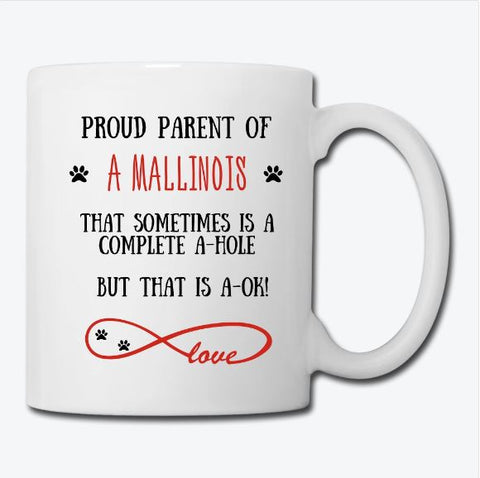 Image of Mallinois gift, Mallinois mom, Mallinois mug, Mallinois gift for women, Mallinois mom mug, Mallinois mommy, Mallinois