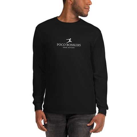 Image of Poco Bonkers - take Action Men’s Long Sleeve Shirt