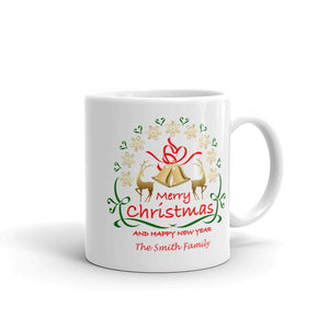 Merry Christmas and Happy New Year Mug - Personalize It!