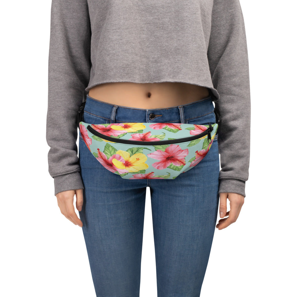Summer Fanny Pack- Tropical Flowers
