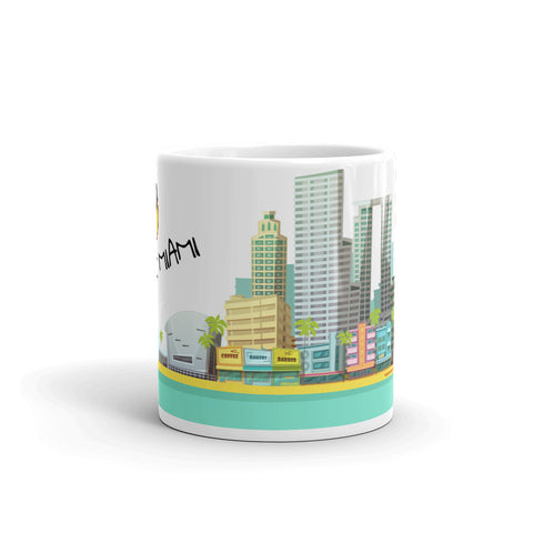 Image of I Love Miami Skyline Coffee Mug