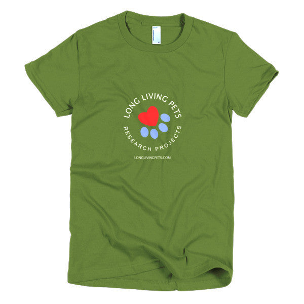 Long Living Pets Research - Short sleeve women's t-shirt