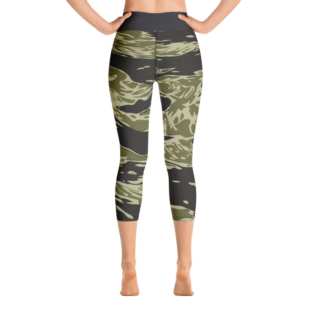 Camouflage Yoga Capri Leggings