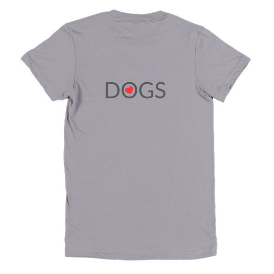 Love Dogs short sleeve women's t-shirt