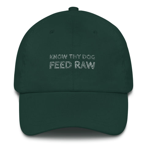 Image of Know thy dog feed raw cap
