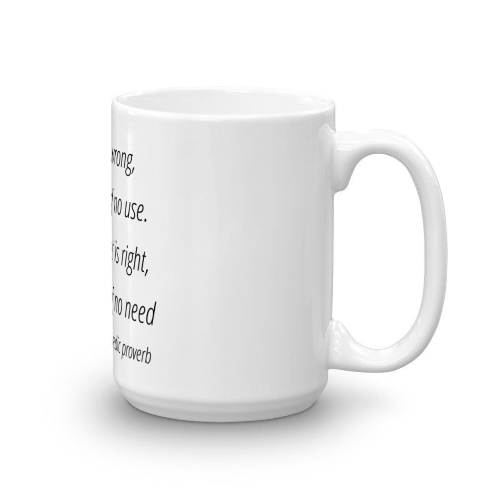 When diet is wrong - Mug