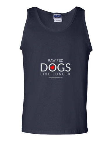 Image of Tank top - Raw Fed Dogs Live Longer