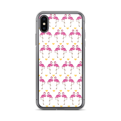 Pink Flamingo iPhone Case