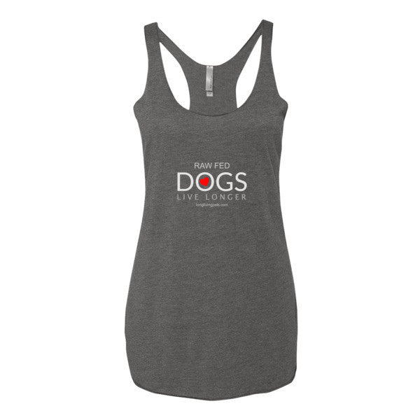 Women's tank top - Raw Fed Dogs Live Longer