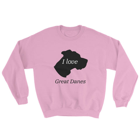 Image of I love Great Danes Sweatshirt