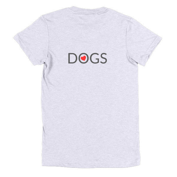 Love Dogs short sleeve women's t-shirt