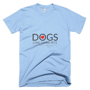 Long Living Pets Research Projects Love Dogs Short sleeve men's t-shirt
