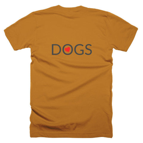 Image of Love Dogs short sleeve men's t-shirt