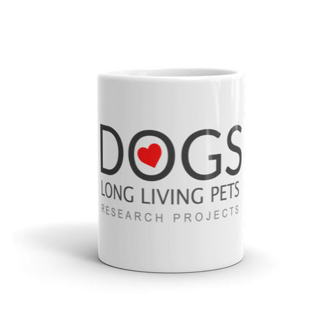 Image of Long Living Pets Research Love Dogs Mug