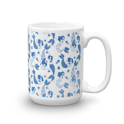 Image of Blue Mermaid Coffee Mug
