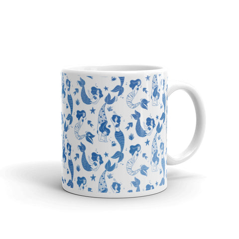 Image of Blue Mermaid Coffee Mug