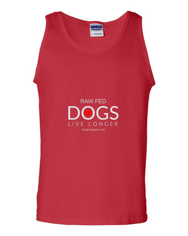 Image of Tank top - Raw Fed Dogs Live Longer
