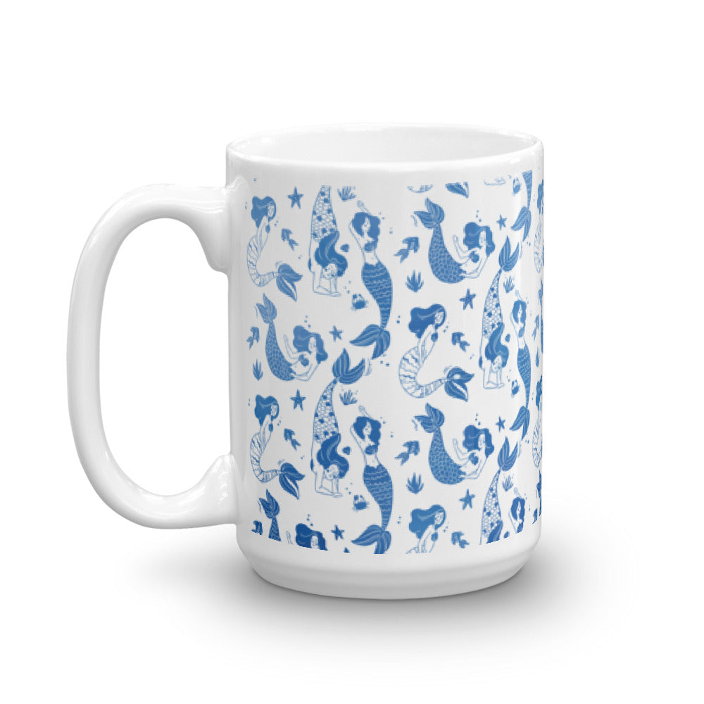 Blue Mermaid Coffee Mug