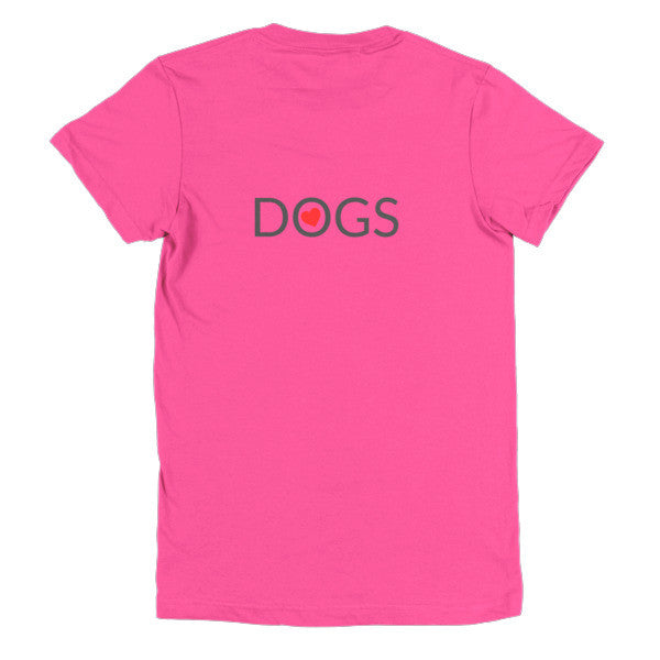 Love Dogs short sleeve women's t-shirt