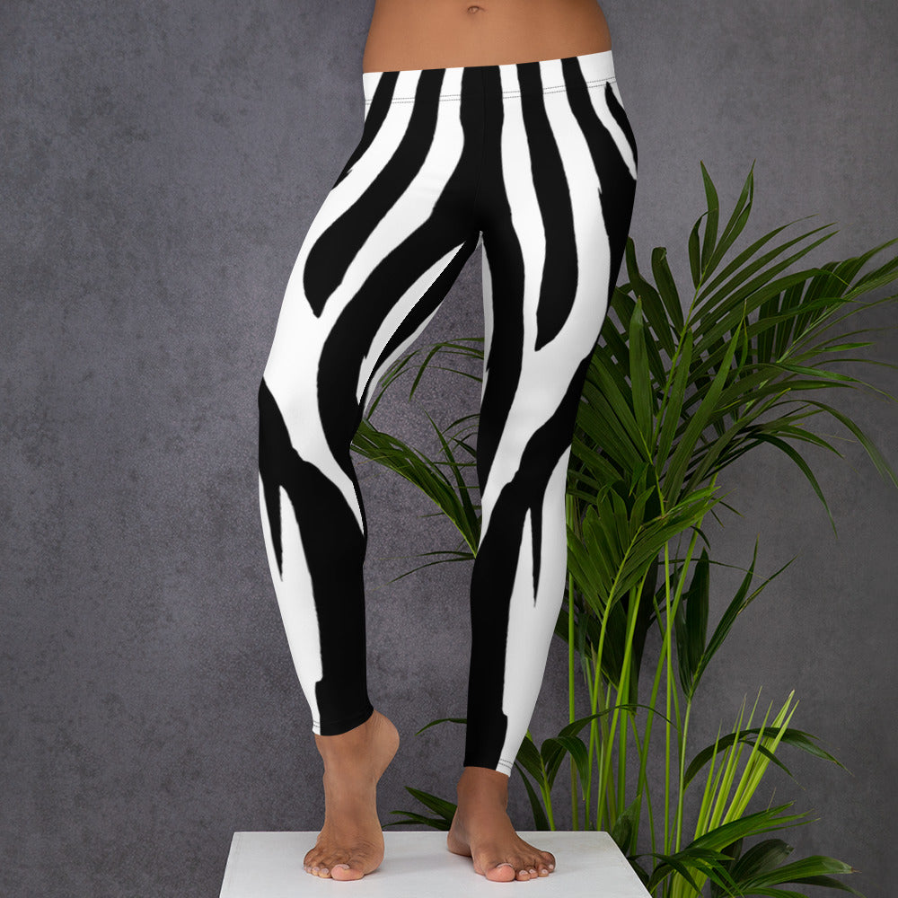 Leggings zebra pattern