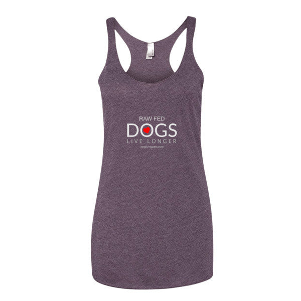 Women's tank top - Raw Fed Dogs Live Longer