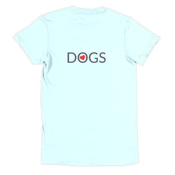 Love Dogs short sleeve women's t-shirt