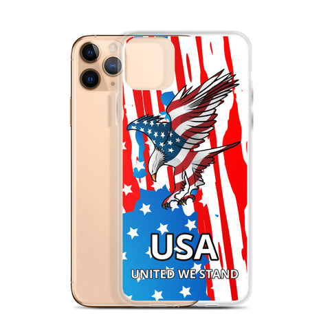 Image of iPhone Case with American Eagle and Flag