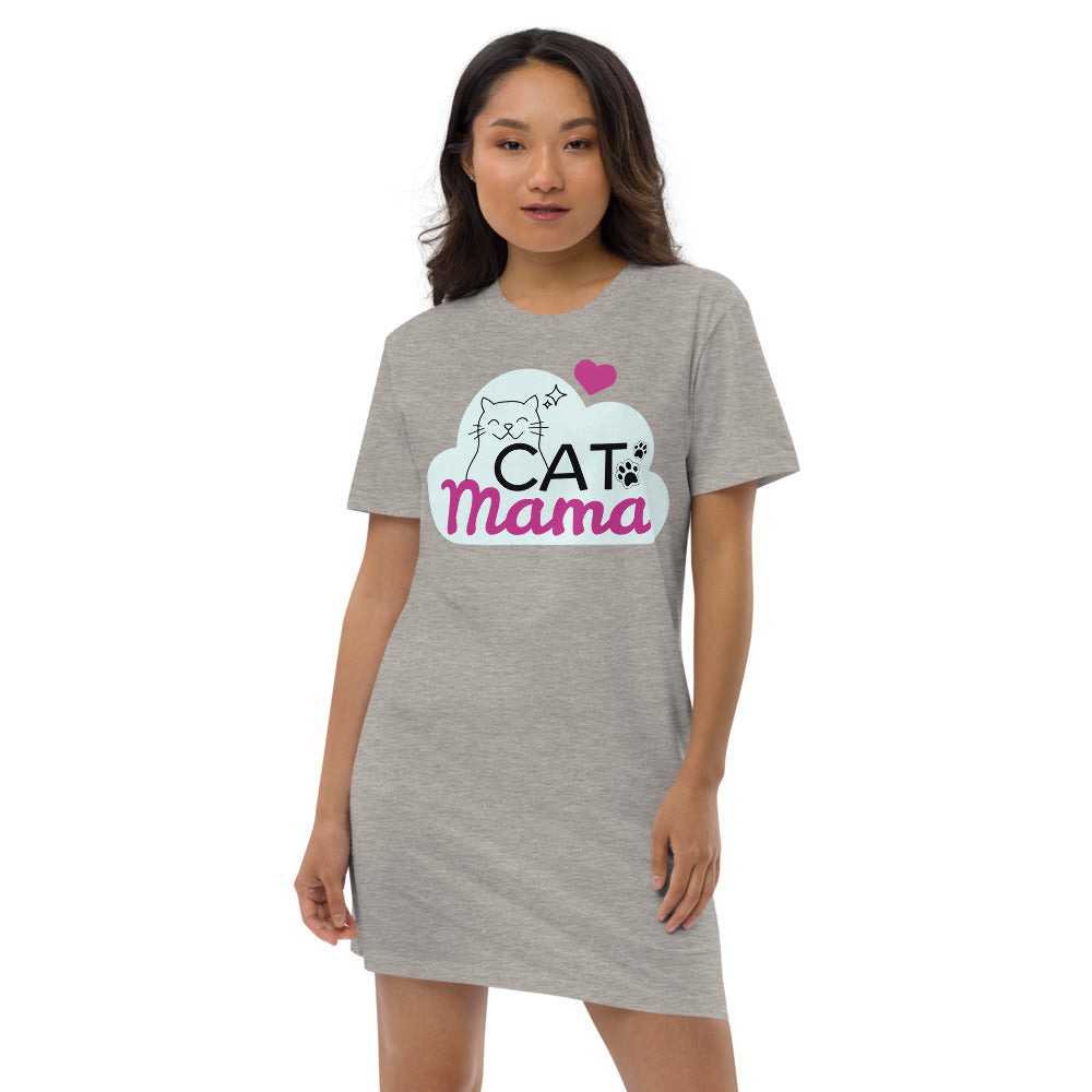 Long Living Pets - Cat Mama Organic cotton t-shirt dress