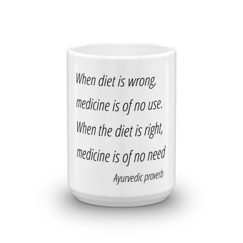 Image of When diet is wrong - Mug