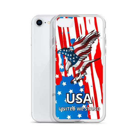 Image of iPhone Case with American Eagle and Flag