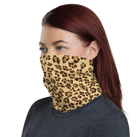 Image of Leopard Neck Gaiter, Headband, Bandana, Wristband,