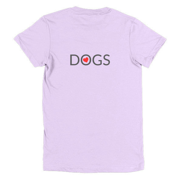 Love Dogs short sleeve women's t-shirt