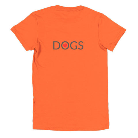 Love Dogs short sleeve women's t-shirt