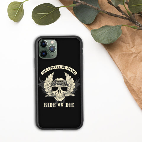 Image of Ride or Die Biker Phone Case - Biodegradable phone case