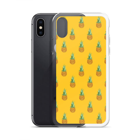 Pineapple Print iPhone Case