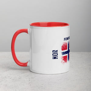 Norway Powered by Nature Mug with Color Red Inside