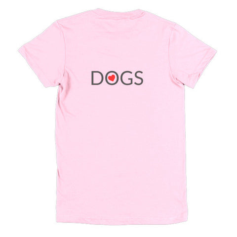 Image of Love Dogs short sleeve women's t-shirt