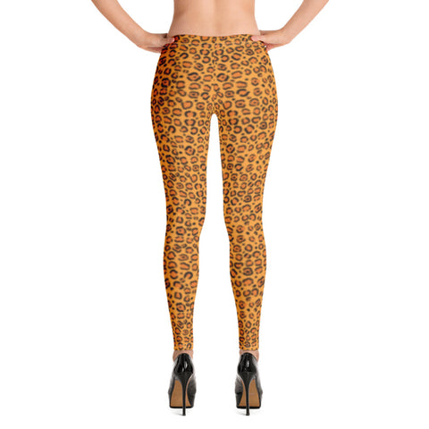 Image of Leggings with Cheetah Print