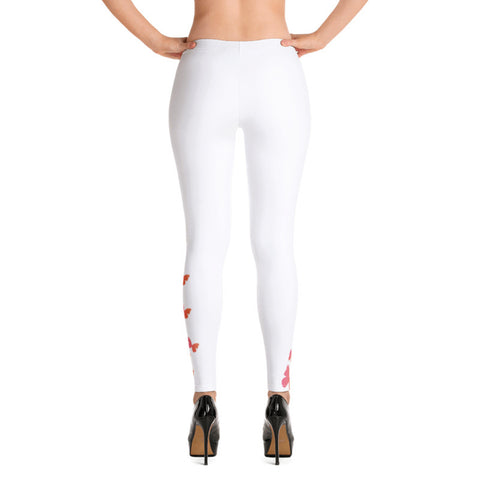 Image of Watercolor Butterfly Leggings
