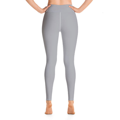 Image of Plain Light Gray Yoga Leggings