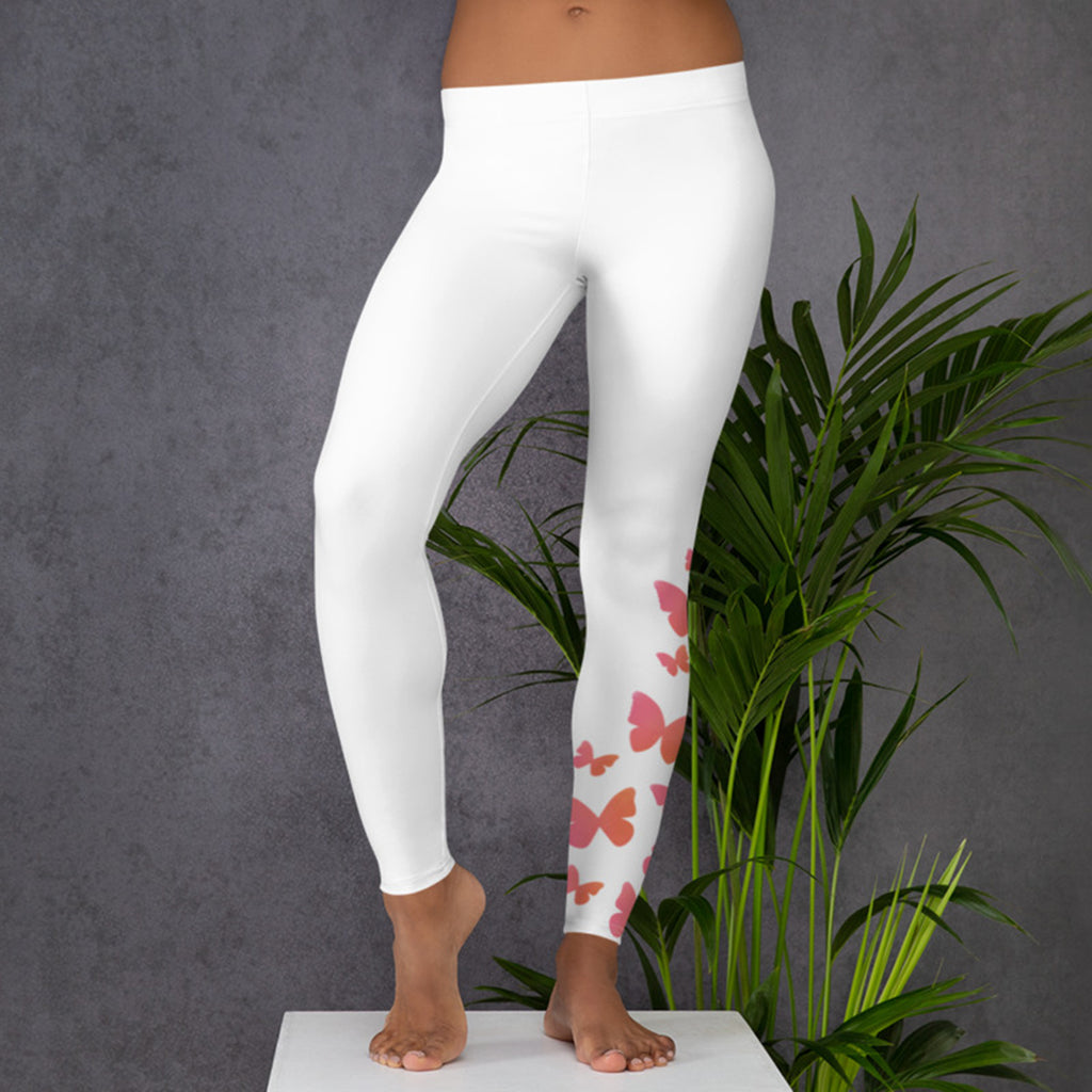 Watercolor Butterfly Leggings