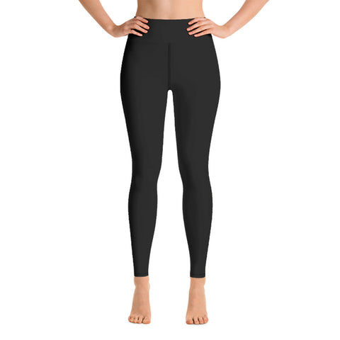 Image of Plain Black Yoga Leggings