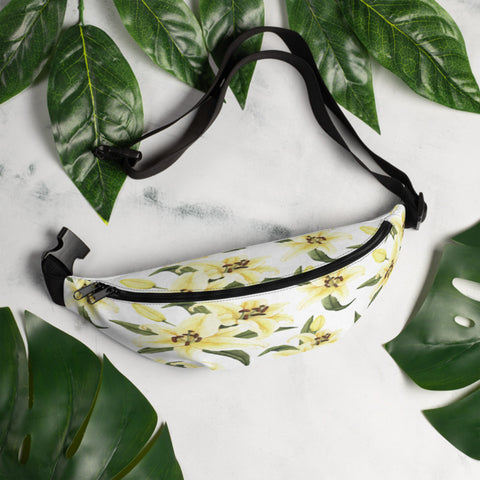 Image of Summer Fanny Pack- Watercolor Lily Design
